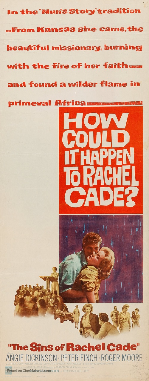 The Sins of Rachel Cade - Movie Poster