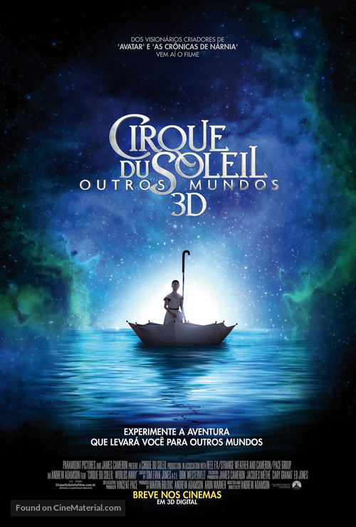 Cirque du Soleil: Worlds Away - Brazilian Movie Poster