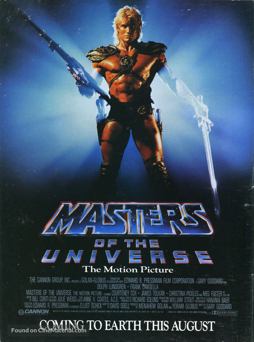 Masters Of The Universe - Movie Poster