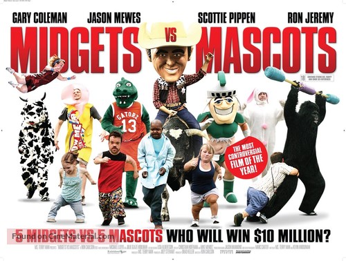 Midgets Vs. Mascots - British Movie Poster