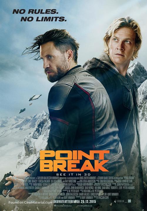 Point Break - Finnish Movie Poster