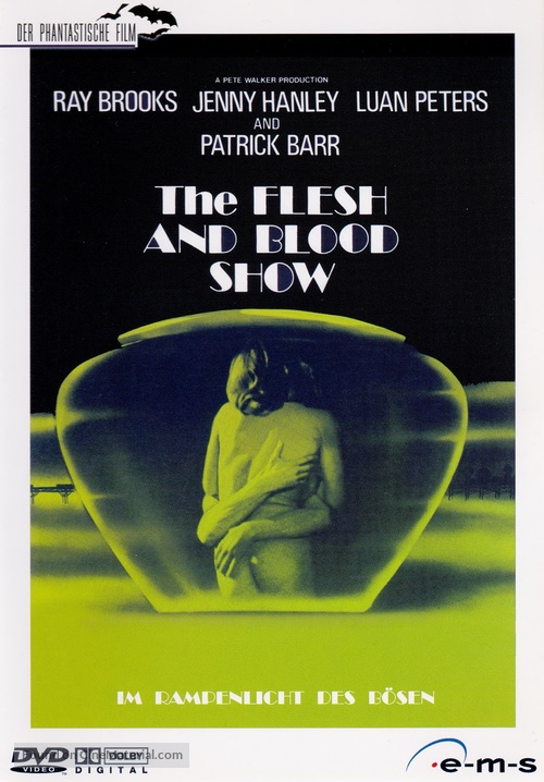 The Flesh and Blood Show - German DVD movie cover