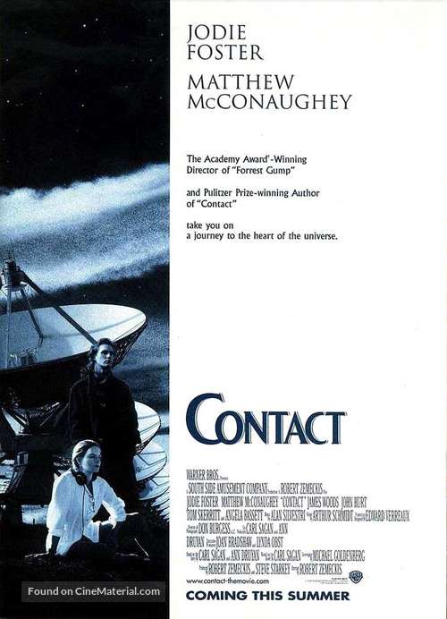 Contact - Advance movie poster