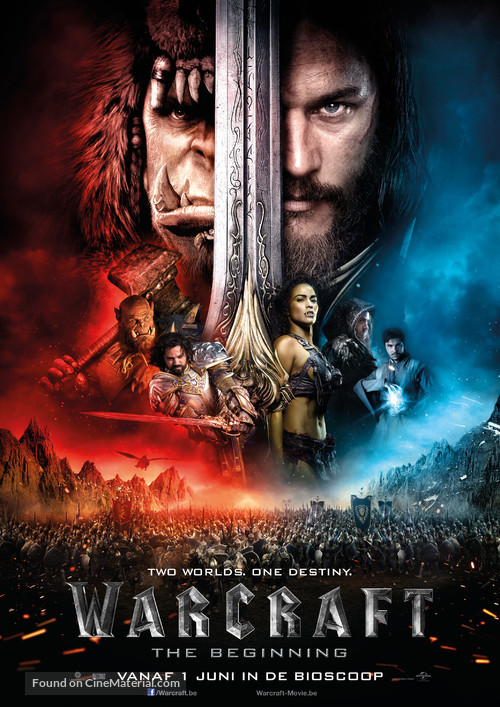 Warcraft - Belgian Movie Poster