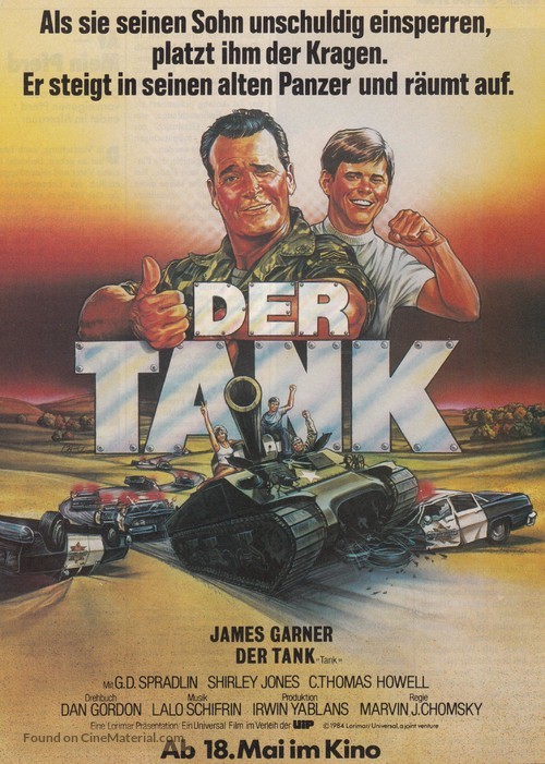 Tank - German Movie Poster