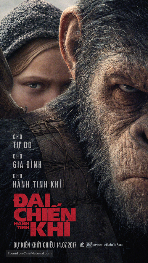 War for the Planet of the Apes - Vietnamese Movie Poster