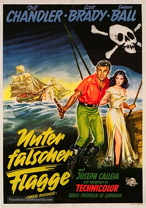 Yankee Buccaneer - German Movie Poster
