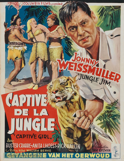 Captive Girl - Belgian Movie Poster