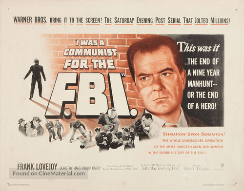 I Was a Communist for the FBI - Movie Poster