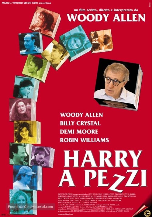 Deconstructing Harry - Italian Movie Poster