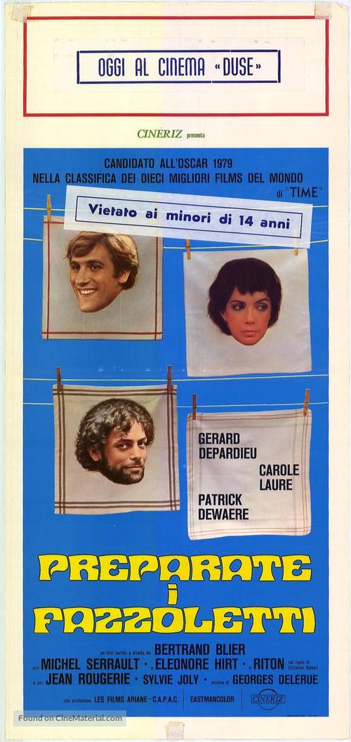 Pr&eacute;parez vos mouchoirs - Italian Movie Poster
