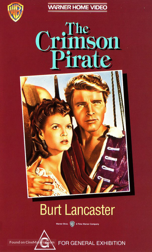 The Crimson Pirate - Australian Movie Cover