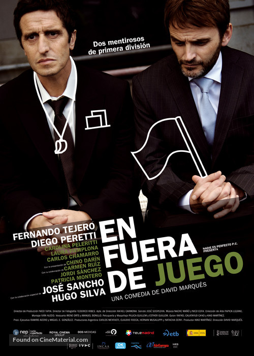 En fuera de juego - Spanish Movie Poster