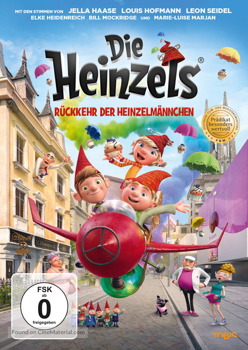 Die Heinzels - R&uuml;ckkehr der Heinzelm&auml;nnchen - German DVD movie cover