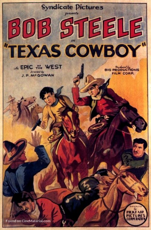 A Texas Cowboy - Movie Poster