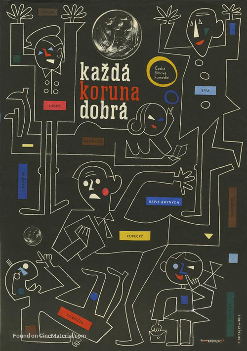 Kazd&aacute; koruna dobr&aacute; - Czech Movie Poster