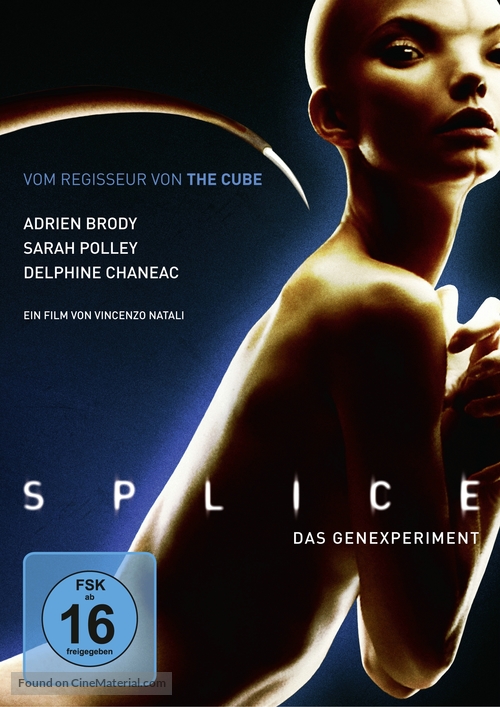 Splice - German DVD movie cover