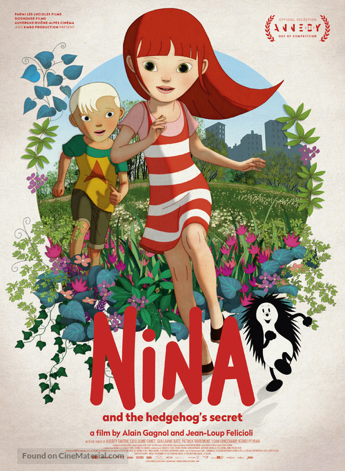 Nina et le secret du h&eacute;risson - British Movie Poster