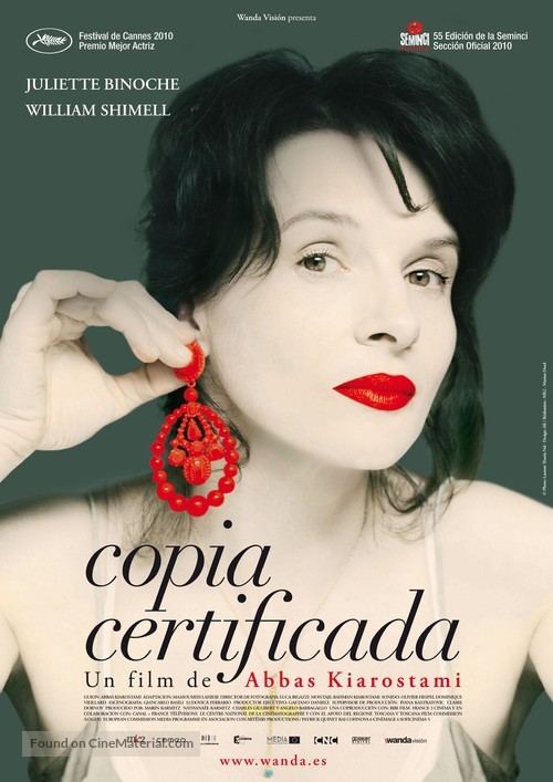 Copie conforme - Spanish Movie Poster