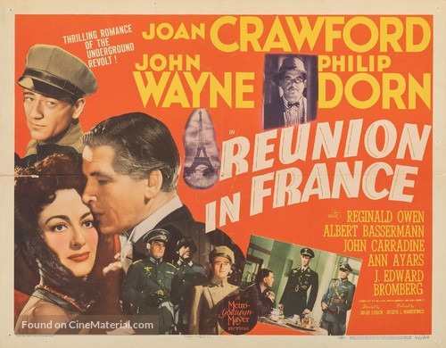 Reunion in France - Movie Poster