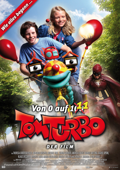 Tom Turbo - Austrian Movie Poster