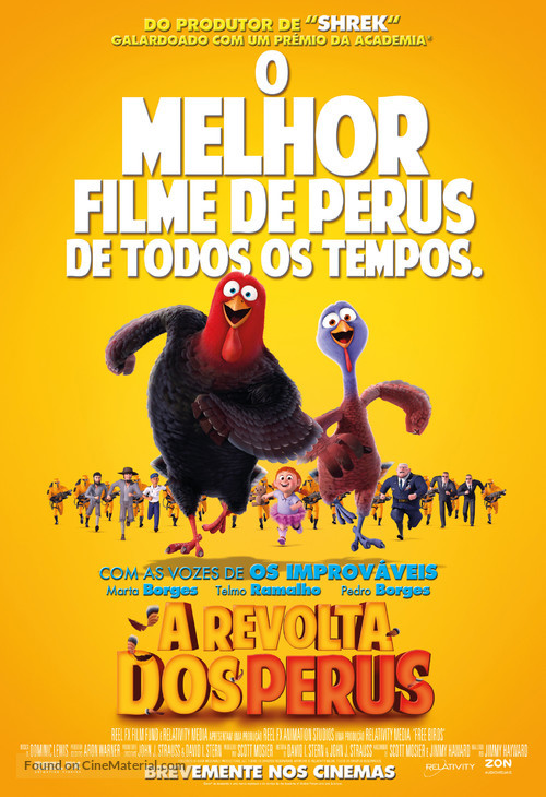 Free Birds - Portuguese Movie Poster