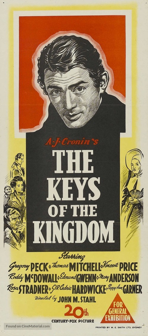 The Keys of the Kingdom - Australian Movie Poster