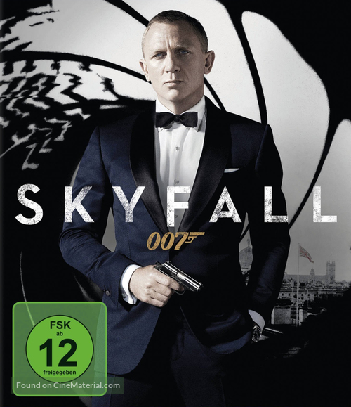 Skyfall - German Blu-Ray movie cover