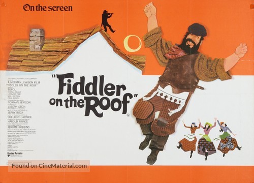 Fiddler on the Roof - British Movie Poster