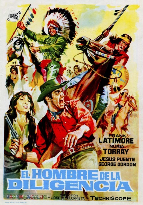 El hombre de la diligencia - Spanish Movie Poster