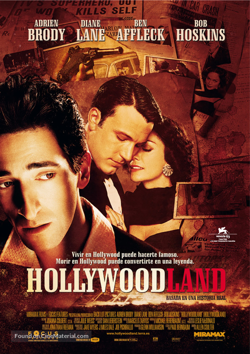 Hollywoodland - Spanish Movie Poster