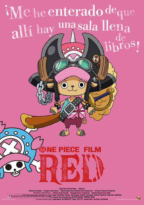 One Piece Film: Red - Spanish Movie Poster