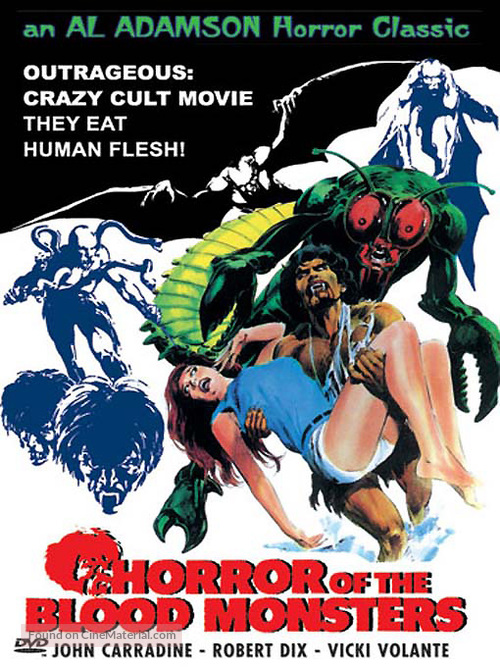 Horror of the Blood Monsters - DVD movie cover