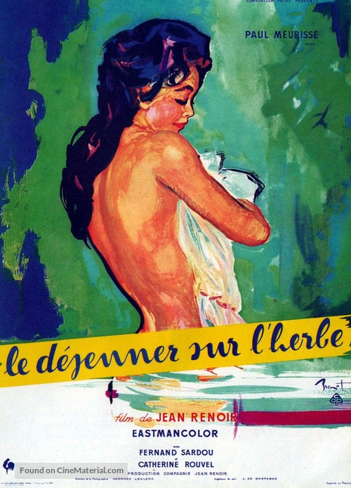 Le d&eacute;jeuner sur l&#039;herbe - French Movie Poster