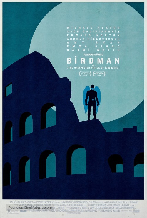 Birdman or (The Unexpected Virtue of Ignorance) - poster