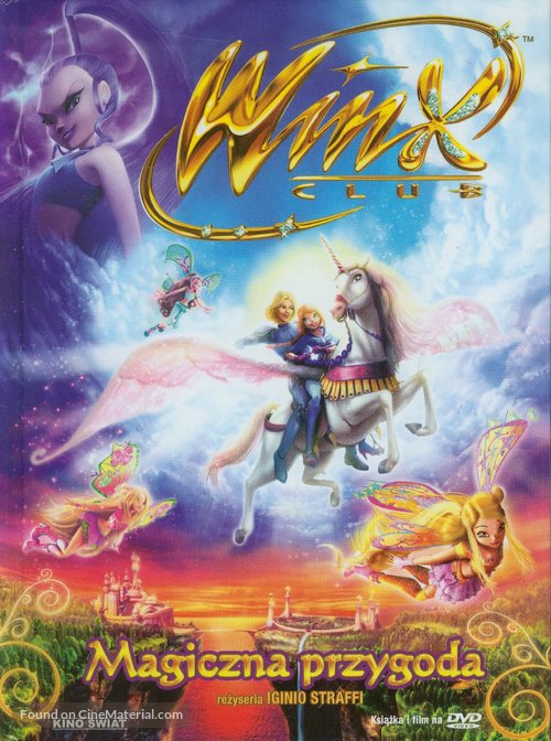 Winx Club 3D: Magic Adventure - Polish DVD movie cover
