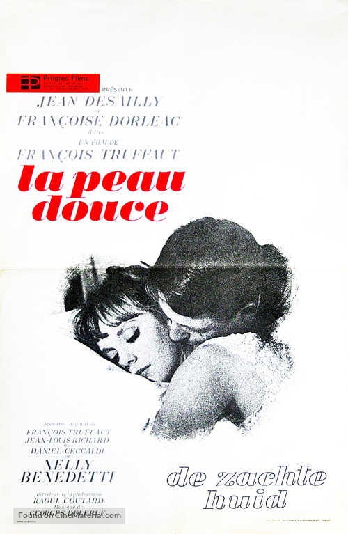 La peau douce - Belgian Movie Poster