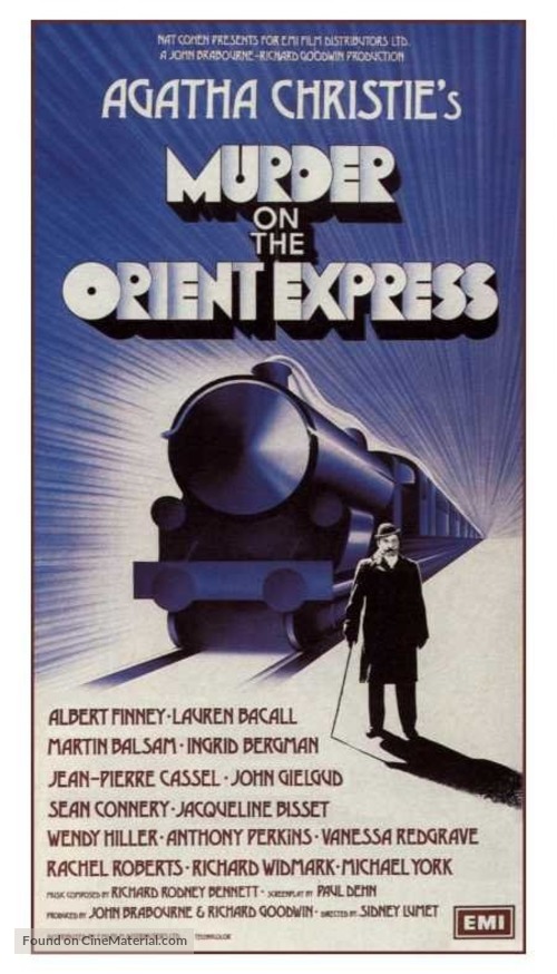 Murder on the Orient Express - VHS movie cover