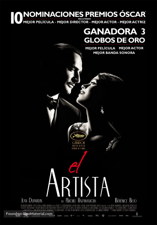 The Artist - Colombian Movie Poster