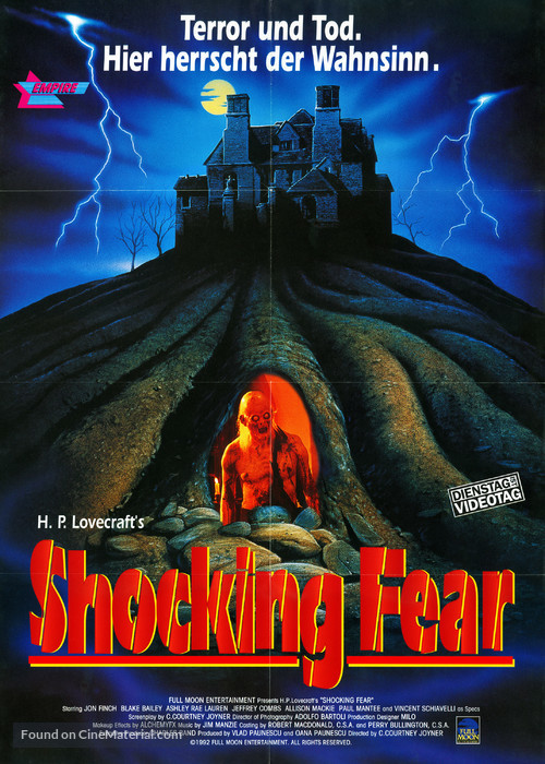 Lurking Fear - German VHS movie cover