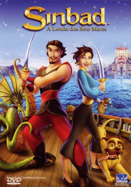 Sinbad: Legend of the Seven Seas - Portuguese DVD movie cover