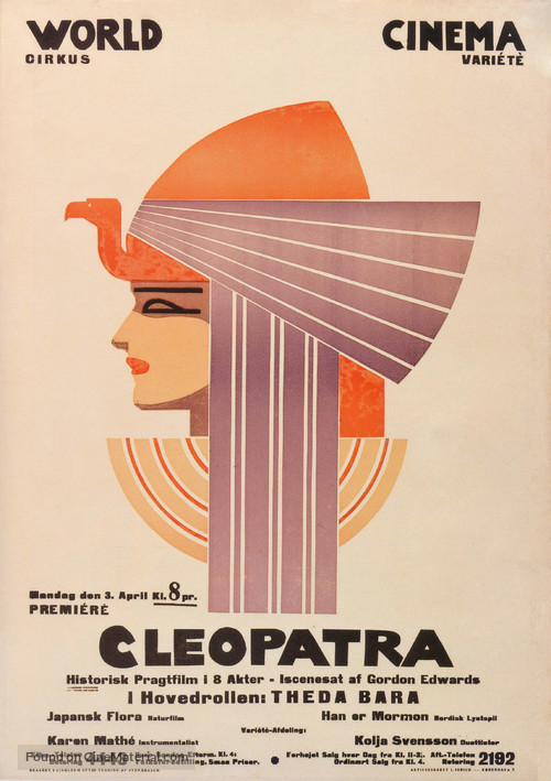 Cleopatra - Danish Movie Poster
