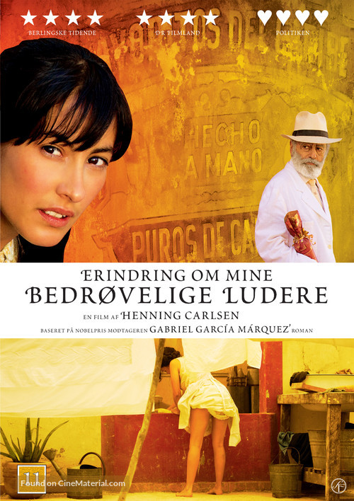 Memoria de mis putas tristes - Danish DVD movie cover