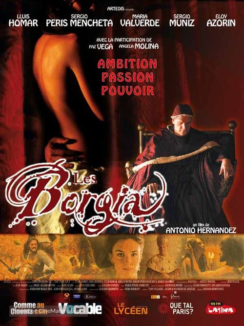 Los Borgia - French Movie Poster