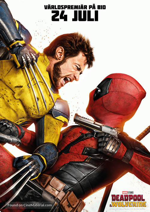 Deadpool &amp; Wolverine - Swedish Movie Poster