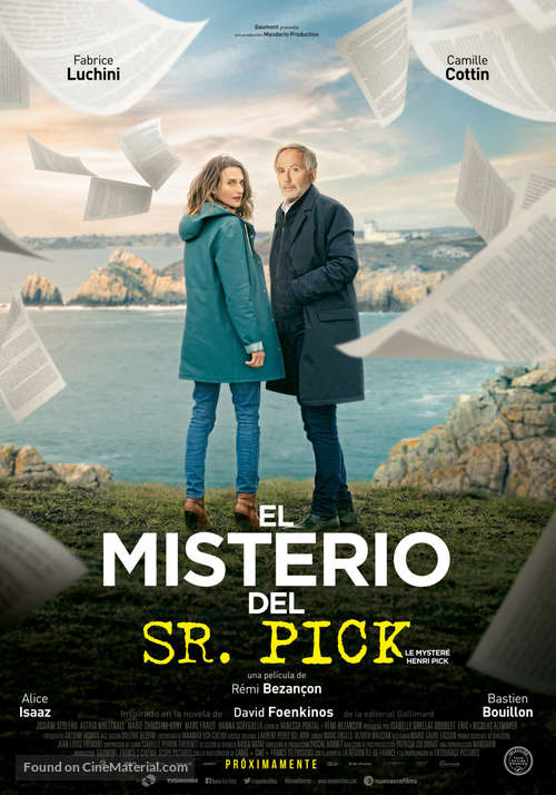Le myst&egrave;re Henri Pick - Mexican Movie Poster