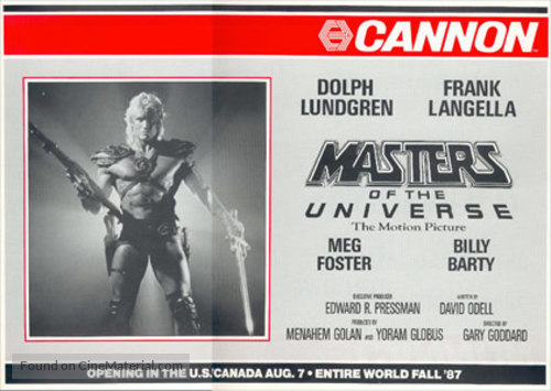 Masters Of The Universe - poster