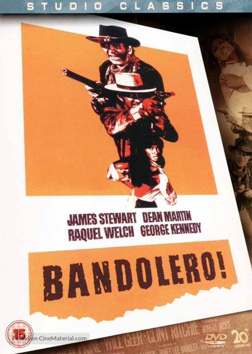 Bandolero! - British Movie Cover