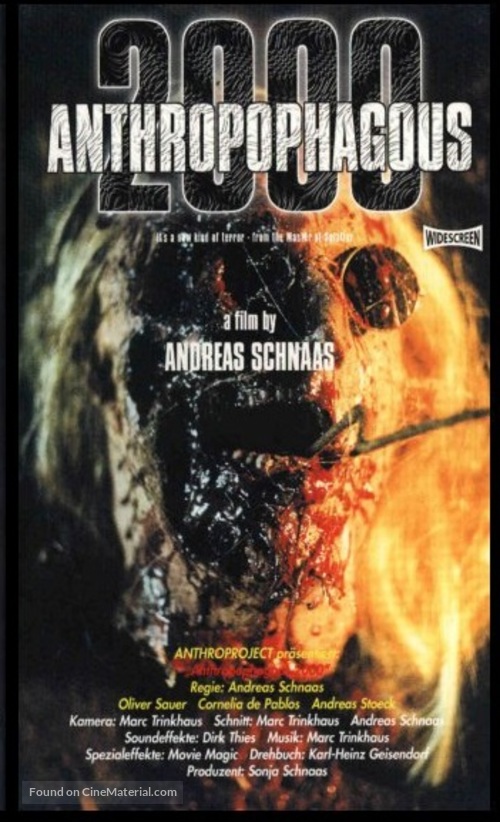 Anthropophagous 2000 - German Movie Cover