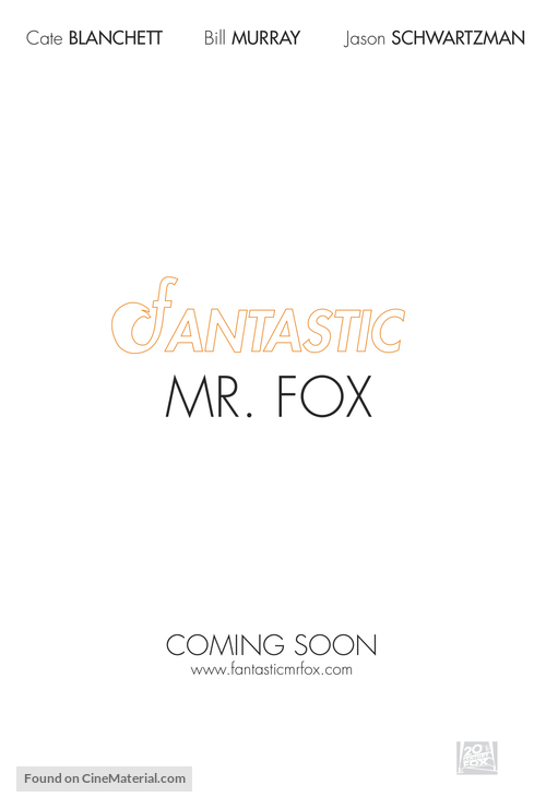 Fantastic Mr. Fox - Movie Poster